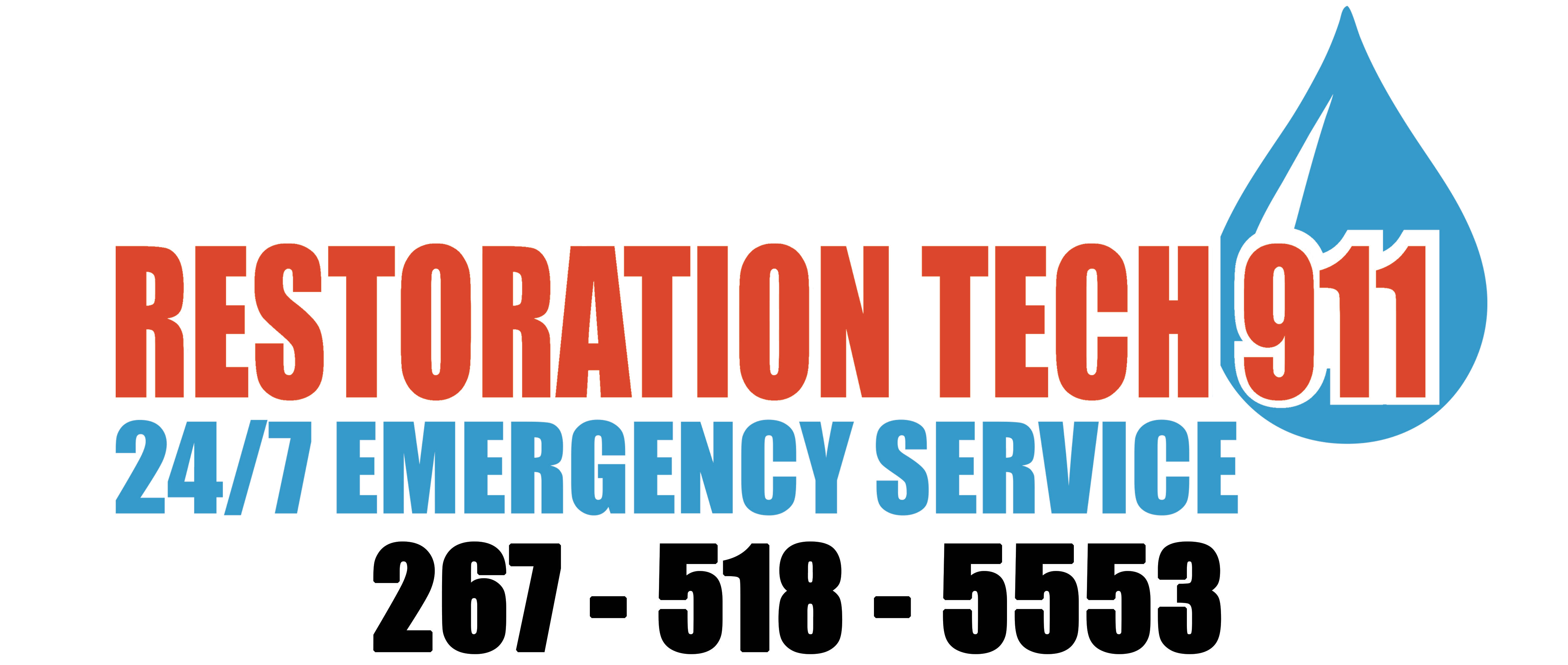 Restoration tech 911 - Filadelfia, Pennsylvania - Providing Restoration services like: water damage and fire damage on: Norristown, King of Prussia, West Chester, Drexel Hill and Ambler - logo